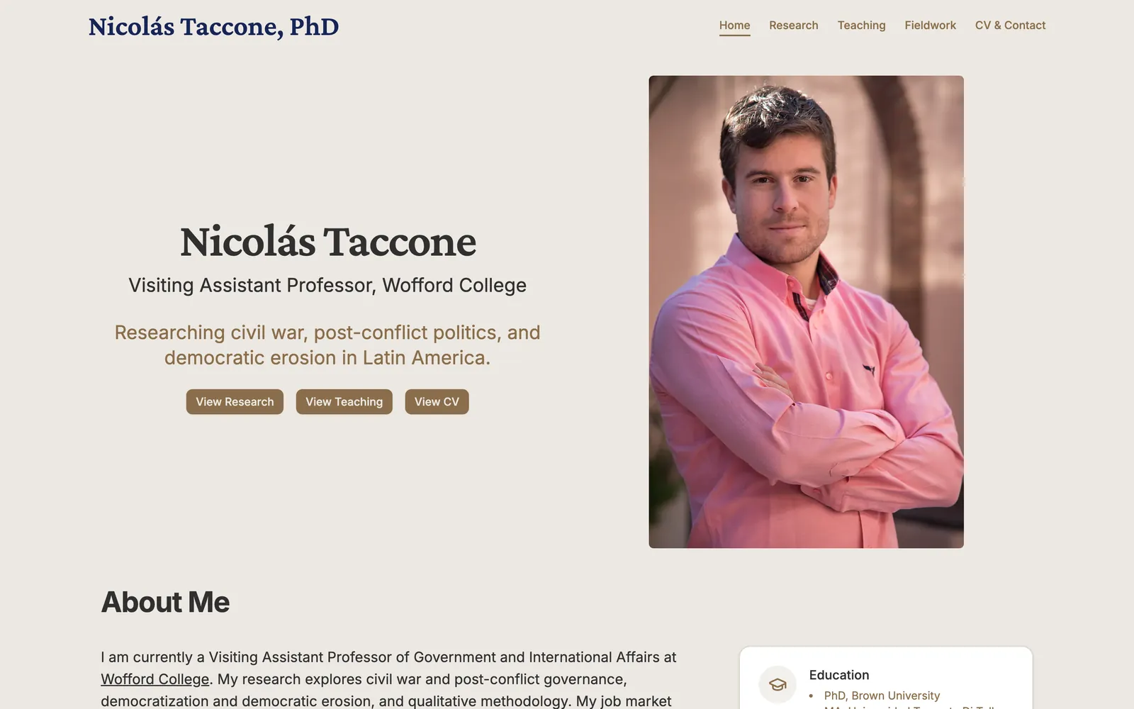 Nicolás Taccone PhD